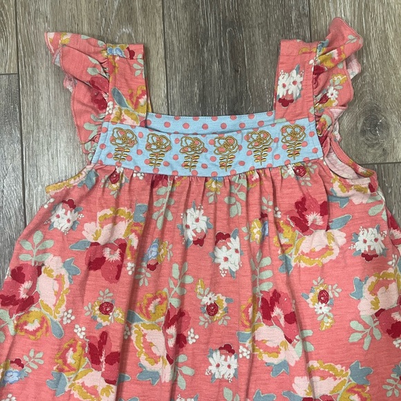 Matilda Jane Girls Floral Short Sleeve Nightgown - Picture 3 of 9